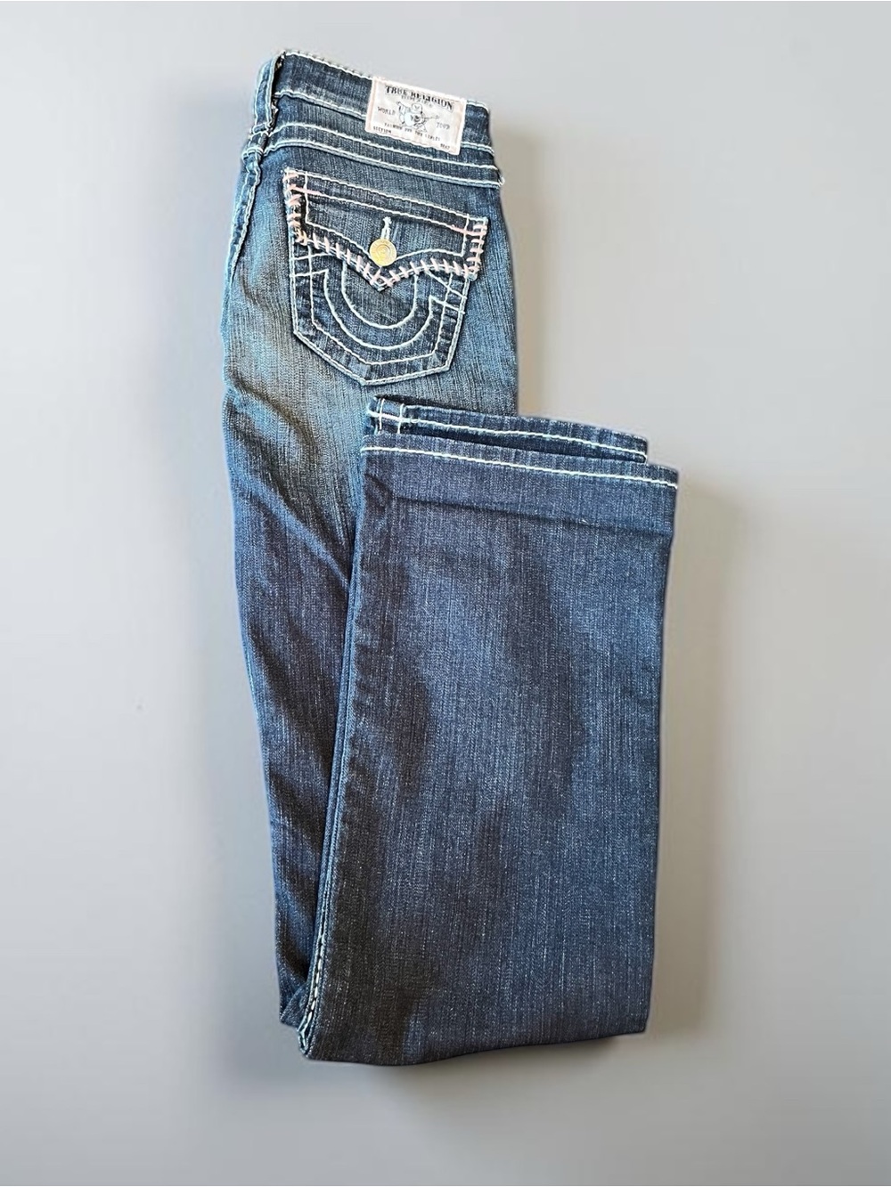 True Religion Women's Dark Blue Boot Cut Jeans - Picture 1 of 15